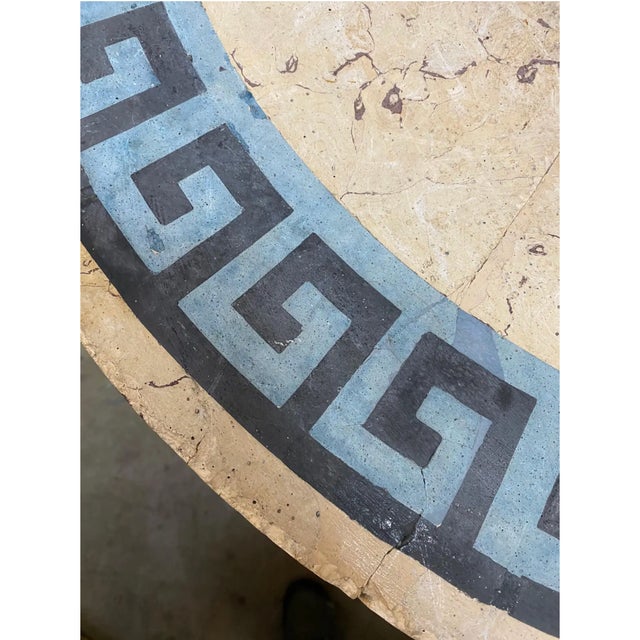 Stone Incredible Rare 19th Century Italian Grand Tour Scagliola Center Table For Sale - Image 7 of 7