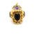 Vintage 18k Gold Rotating Amethyst Cube Charm Pendant For Sale - Image 9 of 11