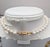 Napier Vintage C1990 Signed Napier Goldtone Faux-Pearl Pink Flower Necklace For Sale - Image 4 of 10