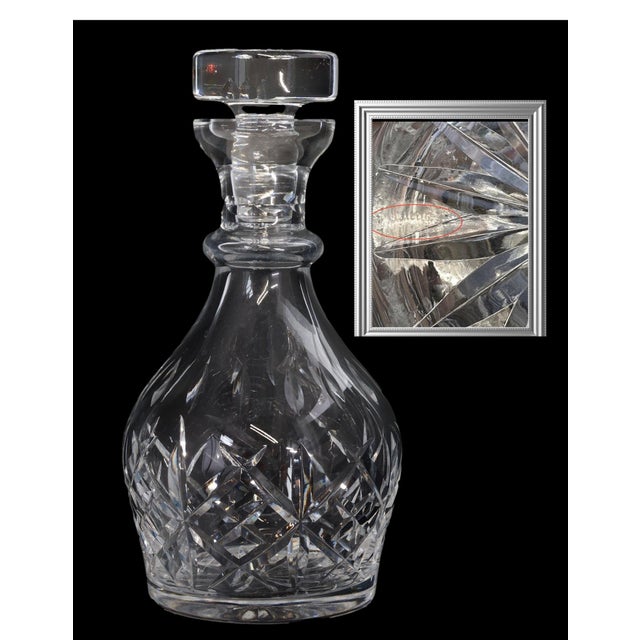 Mid 20th Century Waterford Crystal Wine Decanter For Sale - Image 5 of 5