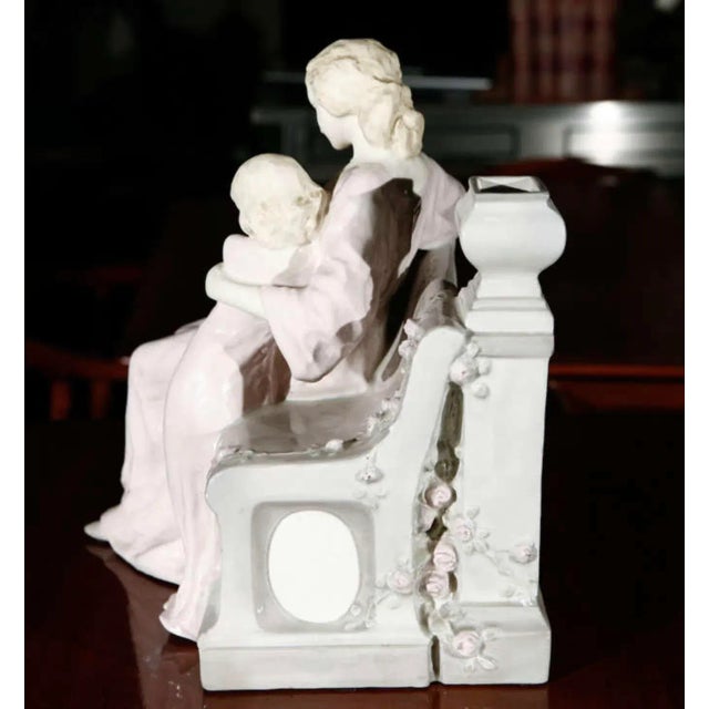 1900 - 1909 Antique Vienna Faience Porcelain Figurine by Schauer For Sale - Image 5 of 10