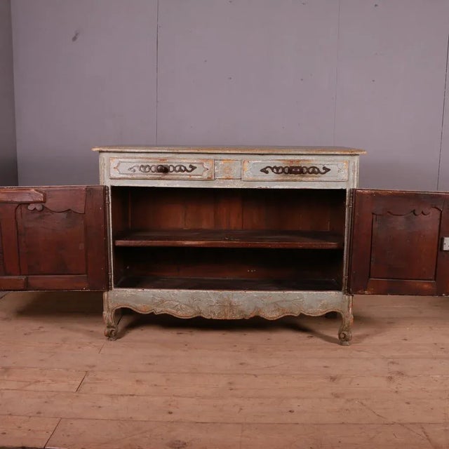 French Painted Buffet For Sale - Image 10 of 11