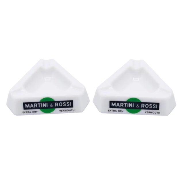 Martini & Rossi French Ashtrays - a Pair For Sale In Tampa - Image 6 of 6