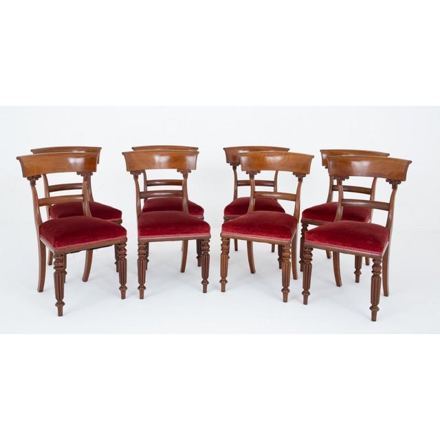 19th Century William IV Dining Chairs, Set of 8 For Sale - Image 3 of 7