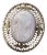 c1900 10k gold Reticulated mounted Pink Conch shell cameo brooch pin For Sale