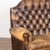 Traditional Mid 20th Century Vintage Brown Leather Three Seat Chesterfield Sofa For Sale - Image 3 of 14