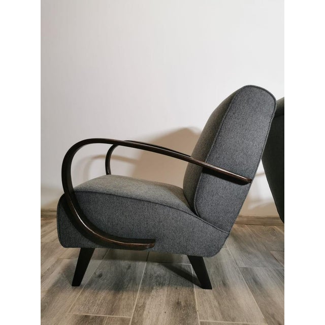 Set of Armchairs by Jindrich Halabala, 1940s For Sale - Image 4 of 18