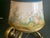 Large Antique French or Austrian Figural Art Glass Cache Pot Jardiniere in Bronze Cradle Stand & Bronze Rim For Sale - Image 4 of 14
