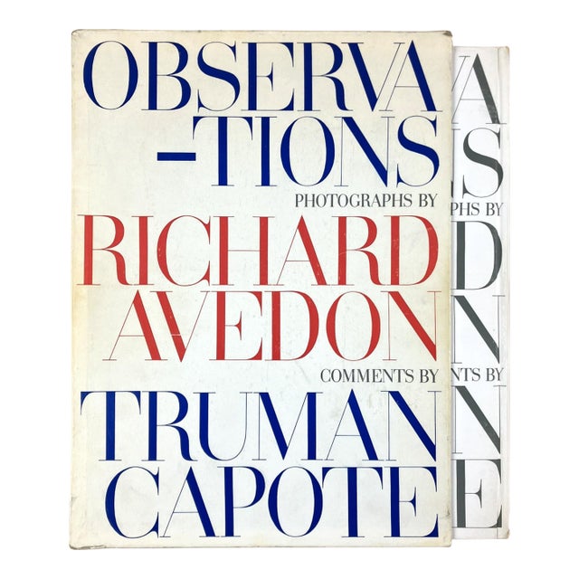 Observations Photographs by Richard Avedon Comments by Truman Capote For Sale