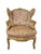 Louis XV Style Golden Wood Lounge Chair For Sale