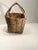 Rustic European French Market Basket With Tall Handle For Sale - Image 3 of 7