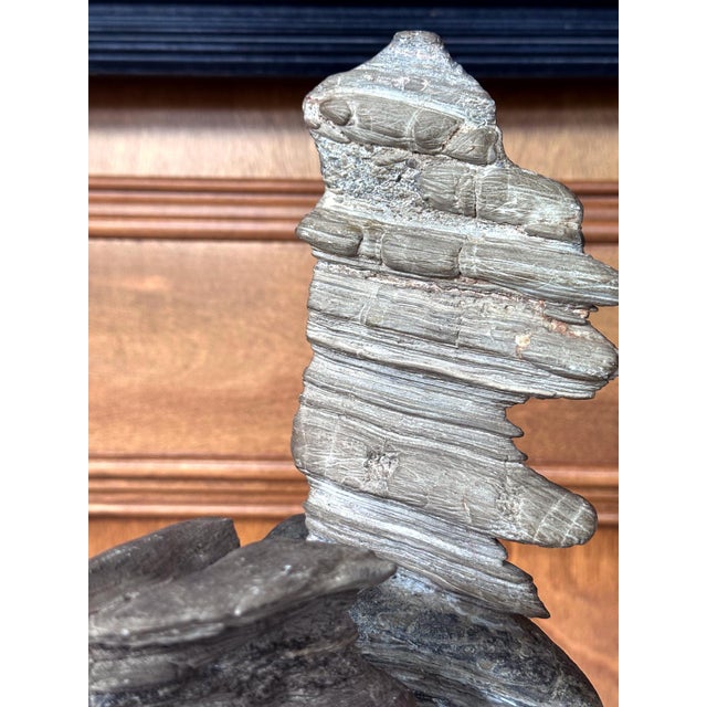 Chinese Scholar Stone Wuling Rock on Stand For Sale - Image 13 of 14