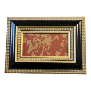 1960’s Original Vintage Linoleum Cut Block Print Framed