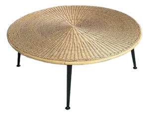 1960s Danny Ho Fong Calif-Asia Wicker Coffee Table