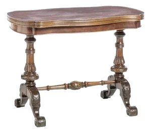 Game Table in Mahogany