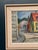 Mid-Century Modern B. Gustavson, Urban Landscape, 1947, Oil on Panel, Framed For Sale - Image 3 of 18
