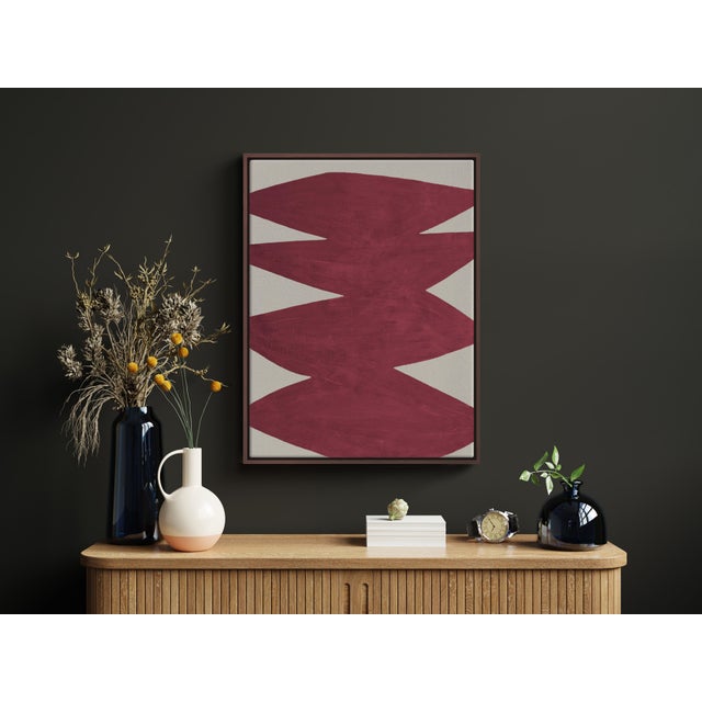 Henri Matisse "Fearless Affirmations Painting Magenta" - Geometric Painting by Nicolette Capuano - 2026 New Colorway For Sale - Image 4 of 8