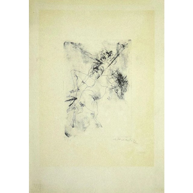 Rider - Original Etching On Paper by Alessandro Kokocinski - 1972 1972 For Sale