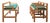Architectural Dining Chairs and Bench in Oak, Netherlands, 1980s, Set of 4 For Sale