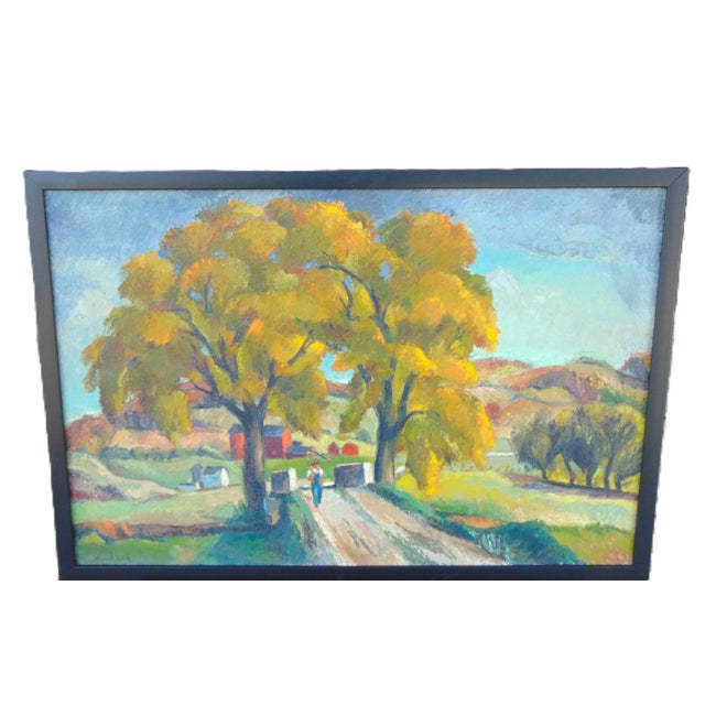 Original Oil Painting "Going Fishing" by Frederick Buchholz 38"w X 26"h Framed For Sale In Greenville, SC - Image 6 of 12