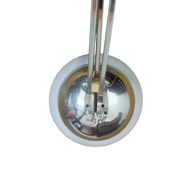 Telescopic Wall Lamp in Steel and Opaline Acrylic by Goffredo Reggiani for Reggiani, Italy, 1960s For Sale - Image 11 of 15