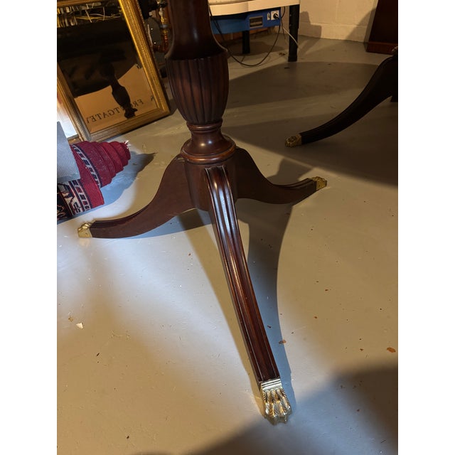 Vintage Henkel Harris 2207 Mahogany Double Pedestal Dining Table For Sale In Richmond - Image 6 of 14