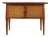 Square End Table Coffee table by Founders in Cane and Walnut For Sale
