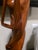 Cinnamon Vintage 21" Balinese Modernist "Lone Warrior" Wood Sculpture – Klungkung School For Sale - Image 8 of 12