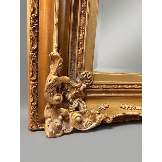An exceptionally attractive and well-proportioned French style rectangular mirror, available for viewing in our showroom....
