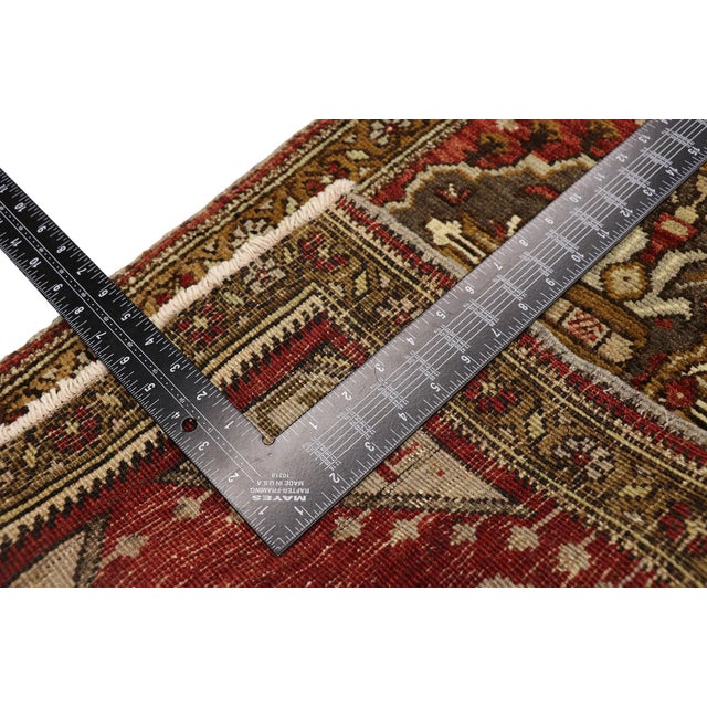 Mid 20th Century Vintage Turkish Yastik Rug - 01'07 X 02'11 For Sale - Image 5 of 8