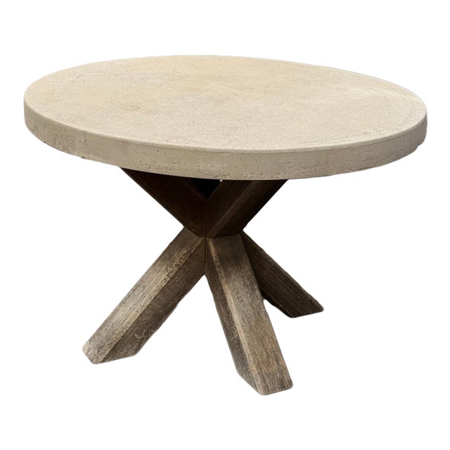 Pottery Barn Abbott Outdoor Table, 48 Inches For Sale