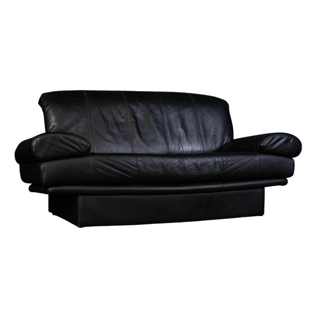 Vintage Leather Sofa, 1990s For Sale