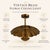 Metal Vintage Brass Floral Ceiling Light, Handmade Lotus Petal Semi Flush Mount Fixture, Antique Brass Scalloped Ceiling Lamp for Bedroom Hallway For Sale - Image 7 of 15