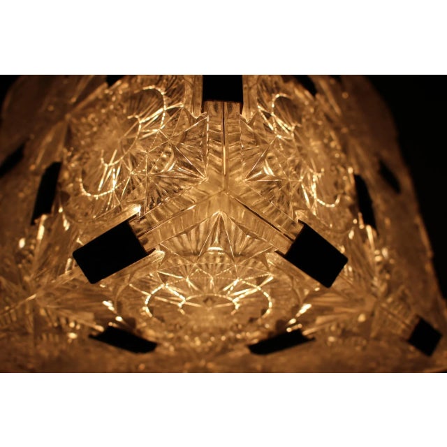 Mid-Century Pendant Lamp from Kamenický Šenov, 1960s For Sale - Image 8 of 9