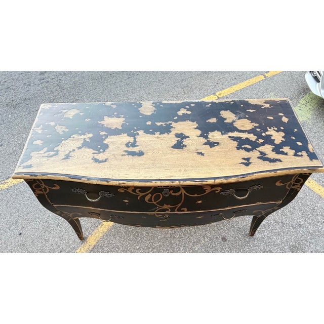 1990s Lillian August Napolean Distressed Chest of Drawers 1990's For Sale - Image 5 of 11