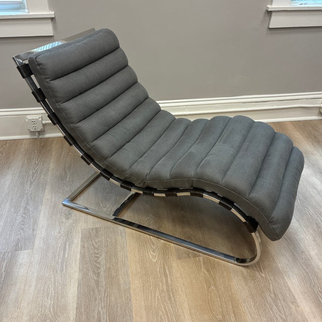 Mid-Century Modern Rh Oviedo Chaise Lounge Chair For Sale - Image 3 of 7