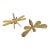 Gold Dragonfly Figurine, Pair For Sale