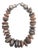 Vintage Silver & Stone Beaded Choker Necklace For Sale