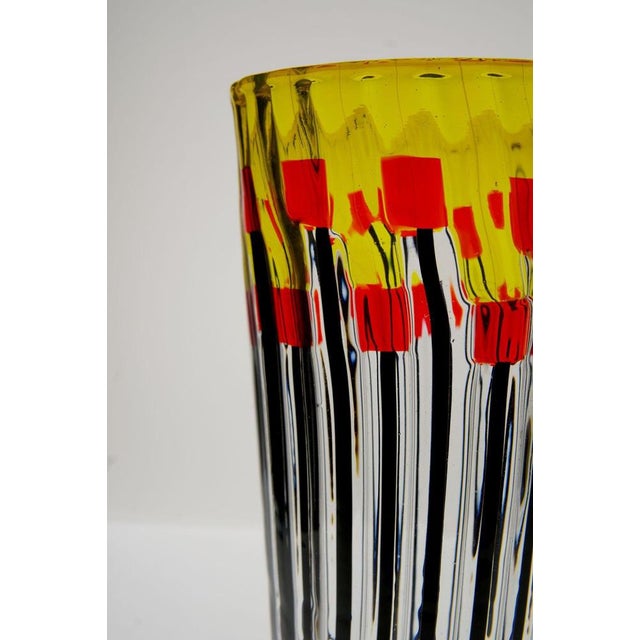 Murano Glass Vase by Silvio Piattelli For Sale - Image 17 of 18