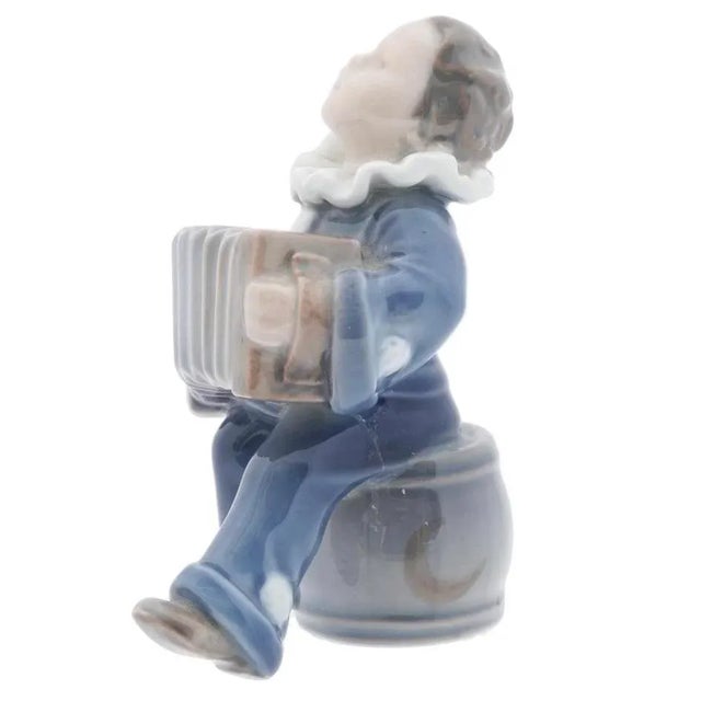 Figurative Late 20th Century Child With Accordion Figurine by Royal Copenhagen For Sale - Image 3 of 6