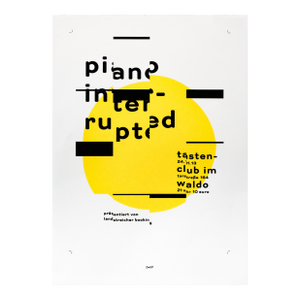 2021 Masters of Serigraphy Posters, Individual Print,"Piano Interrupted" by Zwölf