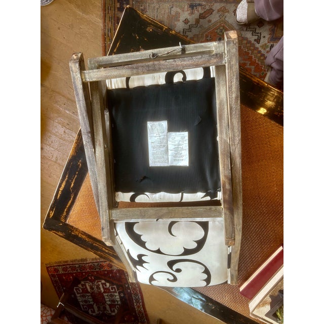 Anthropologie Marca Terai Folding Wooden Chair For Sale In Los Angeles - Image 6 of 12