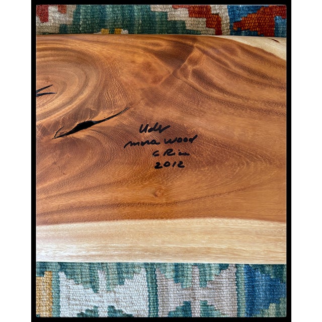 Vintage 2002 Mora Sculptural "Wave" Centerpiece Art Platter. For Sale In Columbus - Image 6 of 8