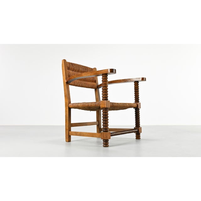 French Corkscrew Armchairs, France, 1940s, Set of 2 For Sale - Image 12 of 18