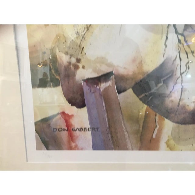 Limited edition Lithograph by Don Gabbert signed and numbered 51/900 in pencil by the artist. Image size 18" h x 24" w....
