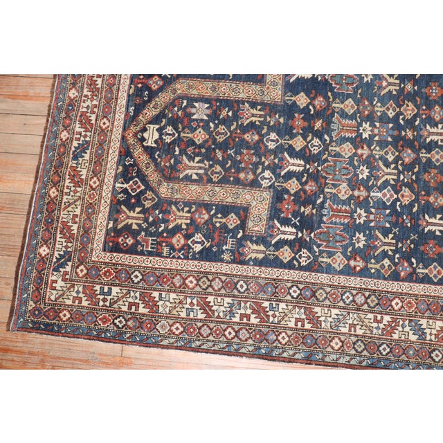 Textile Caucasian Kuba Small Antique Prayer Rug - 3'9" x 4'10" For Sale - Image 7 of 18