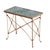 Hollywood Regency Pair of Brass Side Tables With Mable Top and Paw Footed Detail For Sale - Image 3 of 3