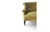 Antique Mustard Velvet Curved Sofa with Decorative Tassels For Sale - Image 4 of 7