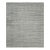 9x12 Tessa Xena Silver Geometric Modern Room Size Handmade Wool Carpet Rug For Sale