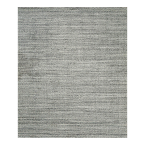 9x12 Tessa Xena Silver Geometric Modern Room Size Handmade Wool Carpet Rug